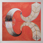 Hilma Af Klint, The Swan No.9,抽象芸術・アート ポスター (正面)