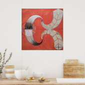 Hilma Af Klint, The Swan No.9,抽象芸術・アート ポスター (キッチン)