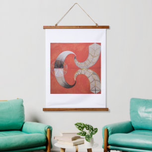 Hilma Af Klint, The Swan No.9,抽象芸術・アート 吊り下げ型タペストリー