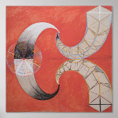 Hilma Af Klint, The Swan No.9,抽象芸術・アート 箔ポスター (正面)