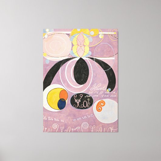 Hilma af Klint - The Ten Largest,  キャンバスプリント (正面)