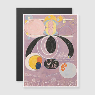 Hilma Af Klint, The Ten Largest No6,抽象芸術・アート マグネット招待状
