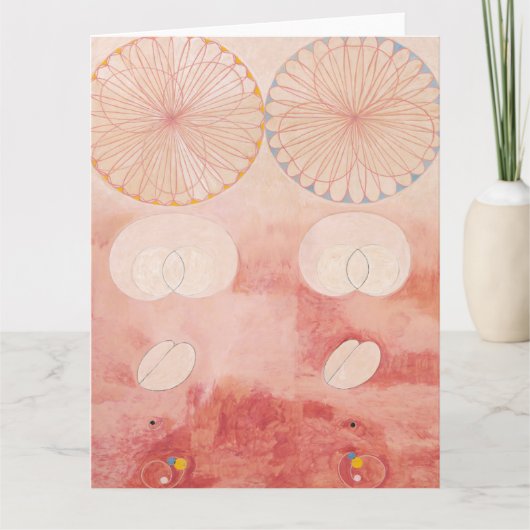 Hilma Af Klint, The Ten Largest No9,抽象芸術・アート カード (正面)