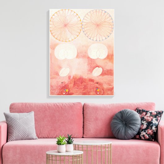 Hilma Af Klint, The Ten Largest No9,抽象芸術・アート キャンバスプリント (インサイチュ (リビング))