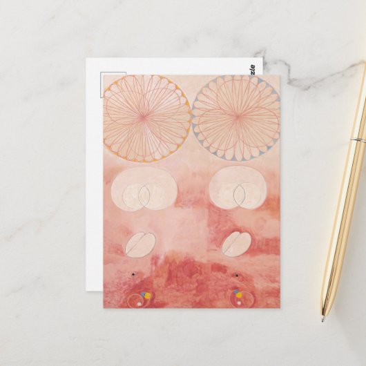 Hilma Af Klint, The Ten Largest No9,抽象芸術・アート ポストカード (正面/裏面インサイチュ)