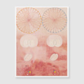 Hilma Af Klint, The Ten Largest No9,抽象芸術・アート マグネット招待状 (正面)