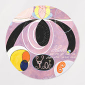 Hilma af Klint - The Ten Largest, No. 06 ラベル (デザイン2)