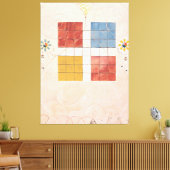 Hilma af Klint - The Ten Largest, No. 10, Old Age  キャンバスプリント (インサイチュ (リビング))