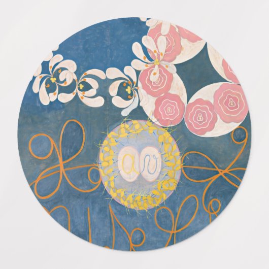 Hilma af Klint - The Ten Largest, No. 1 ラベル (デザイン2)
