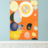 Hilma af Klint - The Ten Largest, No.3,Youth キャンバスプリント (インサイチュ (ウッドフロア))