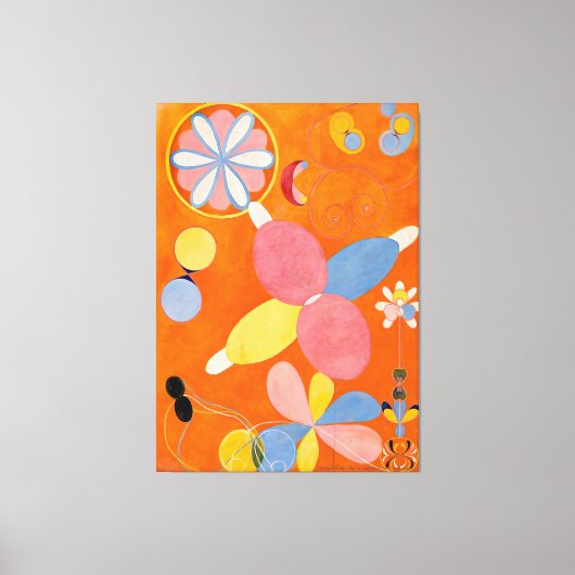 Hilma af Klint - The Ten Largest, No.4,若者 キャンバスプリント (正面)
