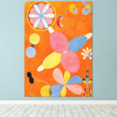 Hilma af Klint - The Ten Largest, No.4,若者 キャンバスプリント (インサイチュ (ウッドフロア))