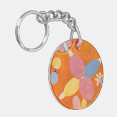 Hilma af Klint - The Ten Largest, No.4，若者 キーホルダー (正面左)