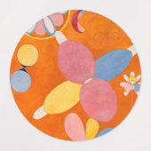 Hilma af Klint - The Ten Largest, No.4，若者 ラベル (デザイン2)