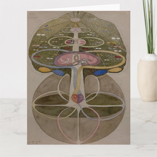 Hilma Af Klint, Tree Of Knowledge No1抽象芸術・アート カード (正面)