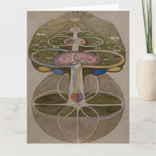 Hilma Af Klint, Tree Of Knowledge No1抽象芸術・アート カード