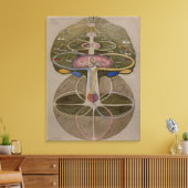 Hilma Af Klint, Tree Of Knowledge No1抽象芸術・アート キャンバスプリント (インサイチュ (リビング))