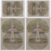 Hilma Af Klint, Tree Of Knowledge No1抽象芸術・アート シール (正面)
