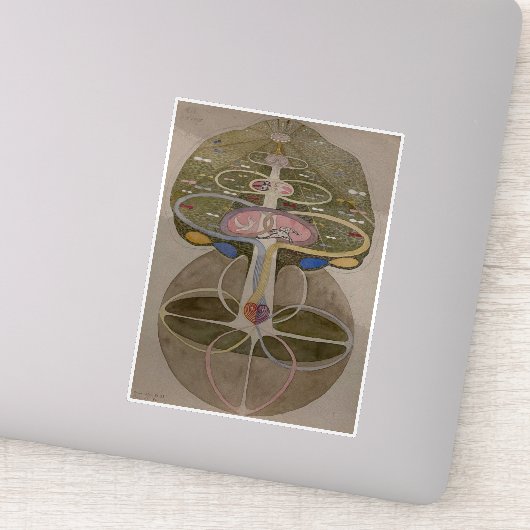 Hilma Af Klint, Tree Of Knowledge No1抽象芸術・アート シール (詳細)