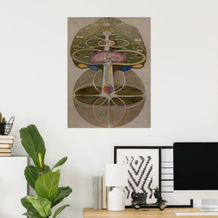 Hilma Af Klint, Tree Of Knowledge No1抽象芸術・アート ポスター