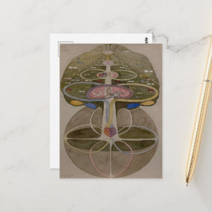 Hilma Af Klint, Tree Of Knowledge No1抽象芸術・アート ポストカード