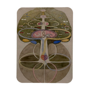 Hilma Af Klint, Tree Of Knowledge No1抽象芸術・アート マグネット