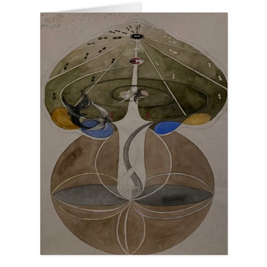 Hilma Af Klint, Tree Of Knowledge No2抽象芸術・アート (正面)