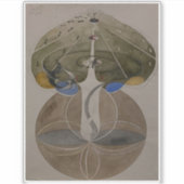 Hilma Af Klint, Tree Of Knowledge No2抽象芸術・アート シール (正面)