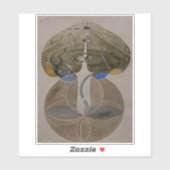 Hilma Af Klint, Tree Of Knowledge No2抽象芸術・アート シール (シート)