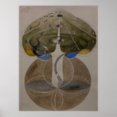 Hilma Af Klint, Tree Of Knowledge No2抽象芸術・アート ポスター (正面)