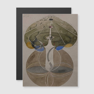 Hilma Af Klint, Tree Of Knowledge No2抽象芸術・アート マグネット招待状