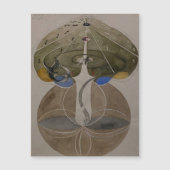 Hilma Af Klint, Tree Of Knowledge No2抽象芸術・アート マグネット招待状 (正面)