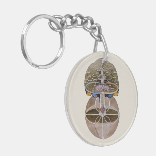 Hilma af Klint - Tree of Knowledge, No. 1 キーホルダー (正面左)