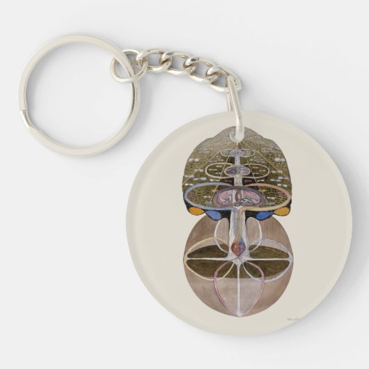 Hilma af Klint - Tree of Knowledge, No. 1 キーホルダー (正面)