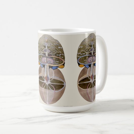 Hilma af Klint - Tree of Knowledge, No. 1 コーヒーマグカップ (正面右)