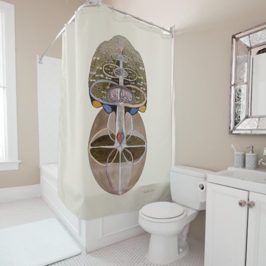 Hilma af Klint - Tree of Knowledge, No. 1 シャワーカーテン (インサイチュ)