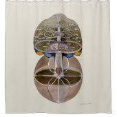 Hilma af Klint - Tree of Knowledge, No. 1 シャワーカーテン (正面)