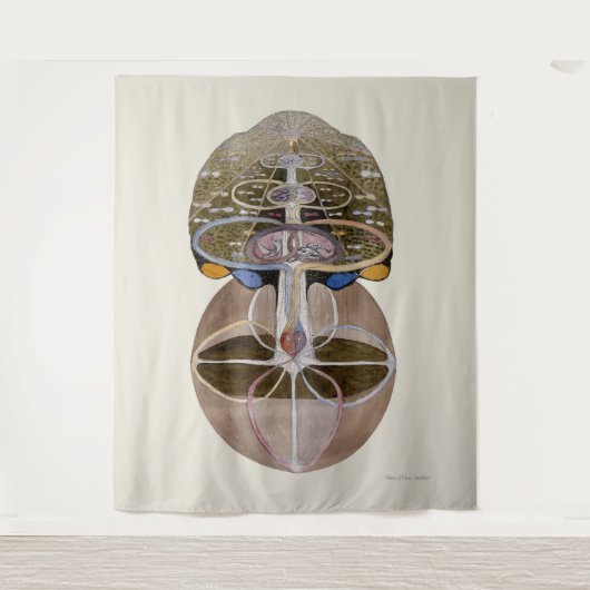 Hilma af Klint - Tree of Knowledge, No. 1 タペストリー (正面)