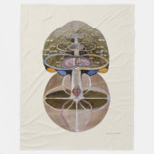 Hilma af Klint - Tree of Knowledge, No. 1 フリースブランケット (正面)