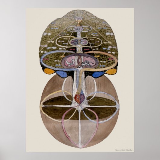 Hilma af Klint - Tree of Knowledge, No. 1 ポスター (正面)