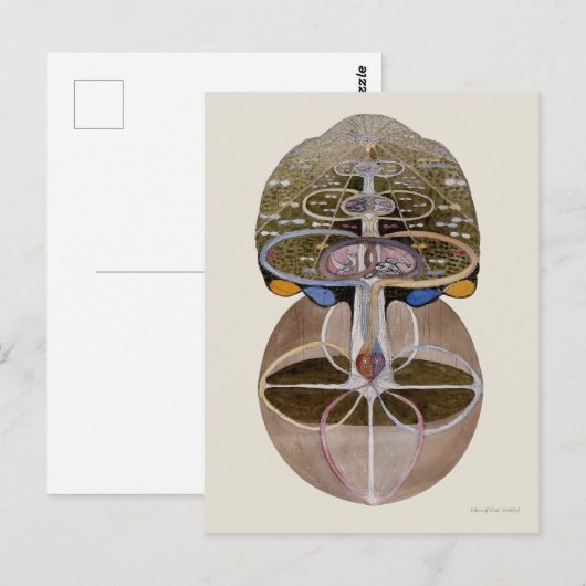 Hilma af Klint - Tree of Knowledge, No. 1 ポストカード (正面/裏面)