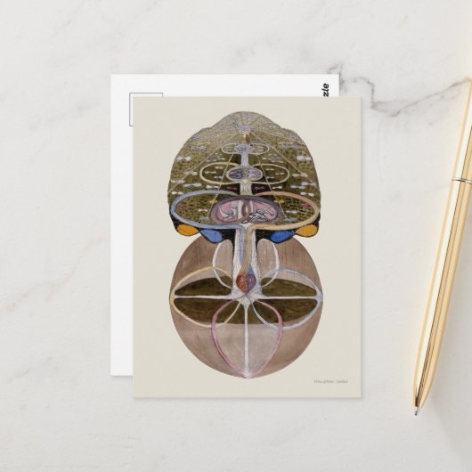 Hilma af Klint - Tree of Knowledge, No. 1 ポストカード (正面/裏面インサイチュ)