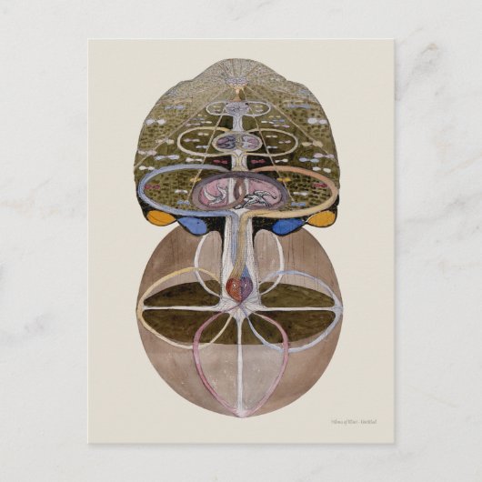 Hilma af Klint - Tree of Knowledge, No. 1 ポストカード (正面)