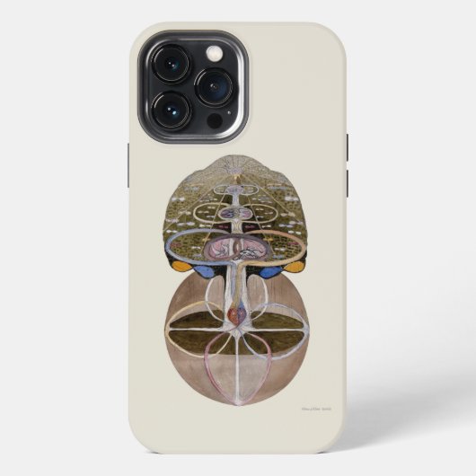 Hilma af Klint - Tree of Knowledge, No. 1 iPhoneケース (裏面)