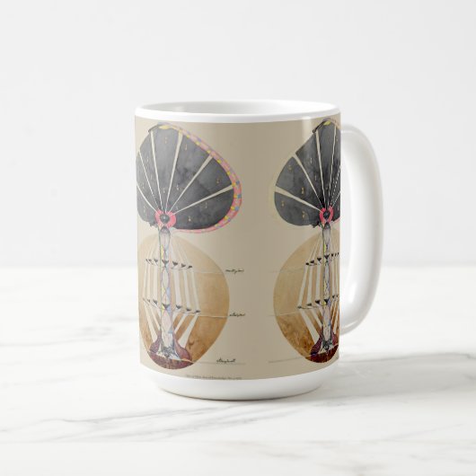 Hilma af Klint - Tree of Knowledge, No. 3 コーヒーマグカップ (正面右)