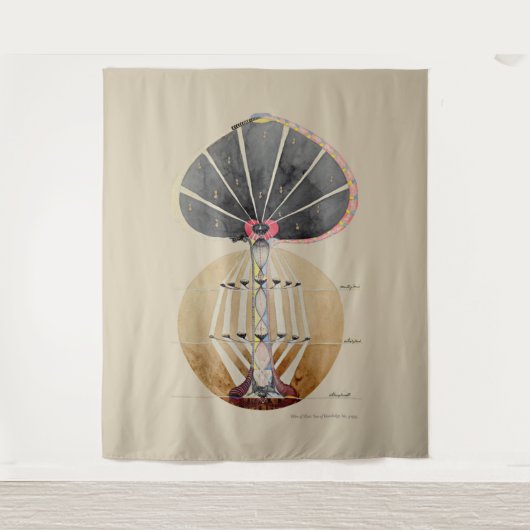 Hilma af Klint - Tree of Knowledge, No. 3 タペストリー (正面)
