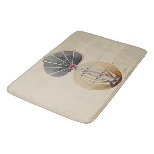 Hilma af Klint - Tree of Knowledge, No. 3 バスマット (アングル)