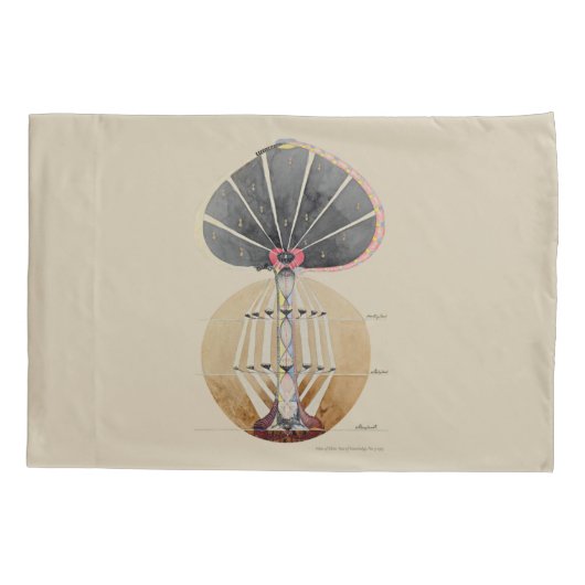Hilma af Klint - Tree of Knowledge, No. 3 枕カバー (裏面-左)