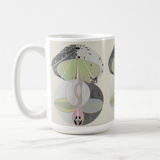 Hilma af Klint - Tree of Knowledge, No. 5 コーヒーマグカップ (左)