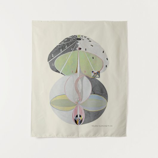 Hilma af Klint - Tree of Knowledge, No. 5 タペストリー (正面)